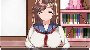 building a bond with a cute girl dreaming of nursing in game of busty jk - airi route
