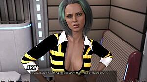 stranded in space 80 - military girl with big tits dominates