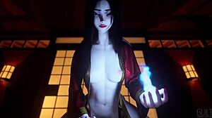 Animated porn with an Avatar theme
