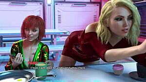 Asian hacker and military girl in steamy threesome action