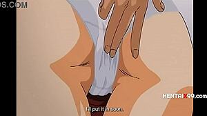 First-time college student's anal shock
