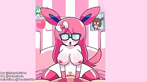 Hey, who’s the sexiest bondage babe in this Pokemon hentai mix?