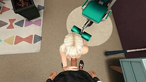 wow, i just couldn’t hold back and did it with my girlfriend on the exercise machine during workout