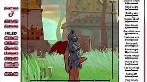 Daggan Pink Hentai Game Ep 1 OUTDOOR FUTANARI ORGY