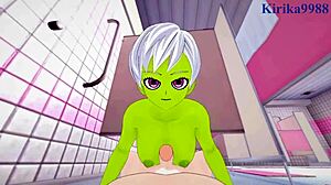 I can't get enough of Cheelai's wild sex in Dragon Ball hentai