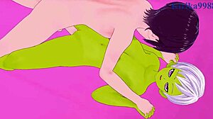 I can't get enough of Cheelai's wild sex in Dragon Ball hentai