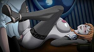 Nami Strips in Lingerie for Steamy One Piece Simulator