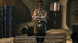 Sexy black mechanic gets pounded by monster cock