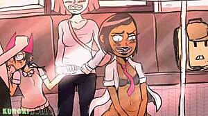 Futa babes in Kill la Kill costumes in a Kurokihollow mega compilation