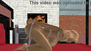 Dialogic-Provocative Can You Handle This 3D Beauty's Pussy and Anal Play?