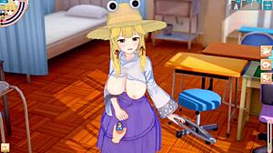 Hey, Check Out Suwako Moriya Getting Her Big Tits Squeezed in 3D Hentai!