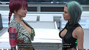 Stranded in Space 57 - These Cute Big Tit Giants Have a Crush on Me! 😘