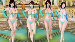 hora de antojar 1 - miu hinasaki, sango, yuri kozukata, and kim jiyun dance sensually