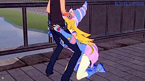 Dark Magician Girl and Yugi Mutou Have Intense Sex! 🔥