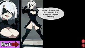 نيير هينتاي 2بي تتناك بقوة في أكشن لعبة جامح