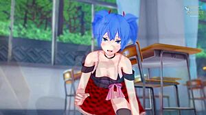 Femboy Nagisa's naughty school antics