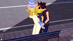 Dark Magician Girl and Yugi Mutou Have Intense Sex! 🔥