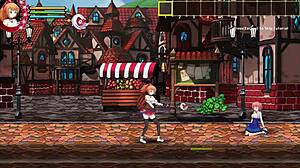 HENTAI GAME ATELIER TIA: BEAUTIFUL ANIME GIRL'S BIG BREASTS STREET SEX