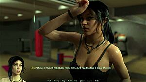 Beautiful Lara Croft in a hardcore porn adventure