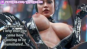 Femdom chastity challenge: 4-minute game