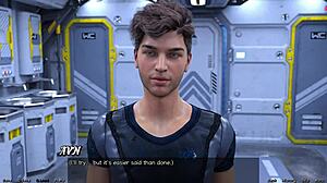 i’m obsessed with this big tits milf in space wanting shower fun