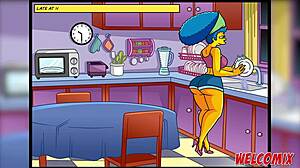 Big butt housemaid in Simpsons porn