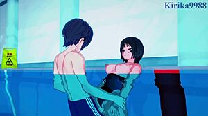 ai nanasaki and hibiki tsukahara share wild intense sex in amagami hentai