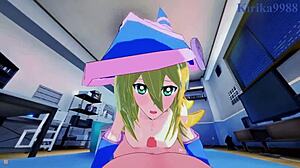 Dark Magician Girl and Yugi Mutou Have Intense Sex! 🔥