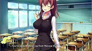 tenioha girls get pervy in classroom cocksucking