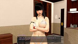 Hottie with angel face and big tits banging hard