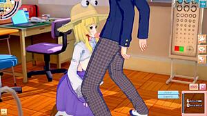 Hey, Check Out Suwako Moriya Getting Her Big Tits Squeezed in 3D Hentai!