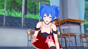 Femboy Nagisa's naughty school antics