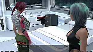 Stranded in Space 57 - These Cute Big Tit Giants Have a Crush on Me! 😘