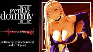 F4M erotic audio with a gentle dommy mommy in kinky femdom roleplay chapter two.