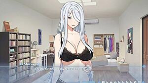 Shizuku's footjob in Summer Clover 3