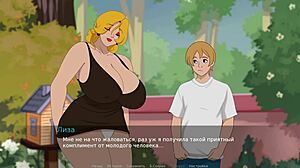 The cartoon hentai game continues with the second part of the 12th chapter