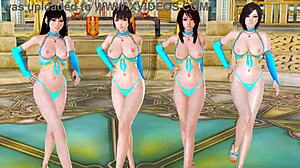Yuri and friends in thongs