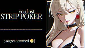 F4M erotic audio: You lost strip poker with a kinky twist