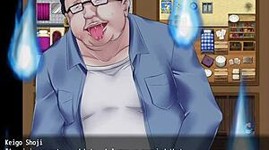 ugly fat guy loses virginity to busty stepsister in youkai busters ep7