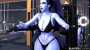 Hentai Gym Action with SLAYED Intensity!