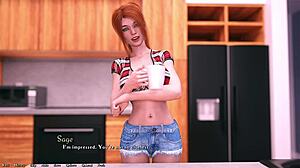 mel, the short black-haired freshman, gives sloppy blowjob in sorority bathroom, busted mid-bath!