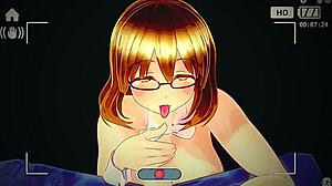 Wow, Busty Blonde Sucks a Huge Cock in Wild Hentai Scene!