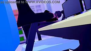 カリン水着 in 3D cartoon style looks amazing