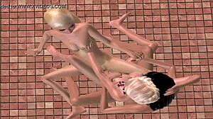 i can’t stop watching these 3d blonde lesbian girls get wild