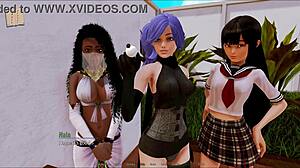 Harem Hotel 170: A walkthrough of the anime visual novel with hentai and manga features