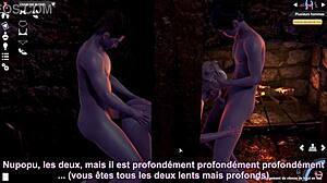 Adoro a Loira com Tetas Grandes neste Jogo 3D