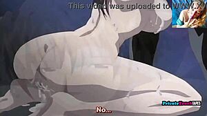 Stepmom's big tits and solo play in uncensored hentai