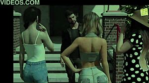 Pine Falls 64: 3D Big Tits in Wild Game Action