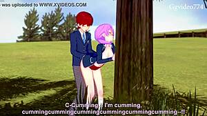 Koikatsu Party Outdoor with Her Makes Me Crazy!