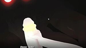 twisted world hentai ep 4: succubus craving angel cum drives me wild!